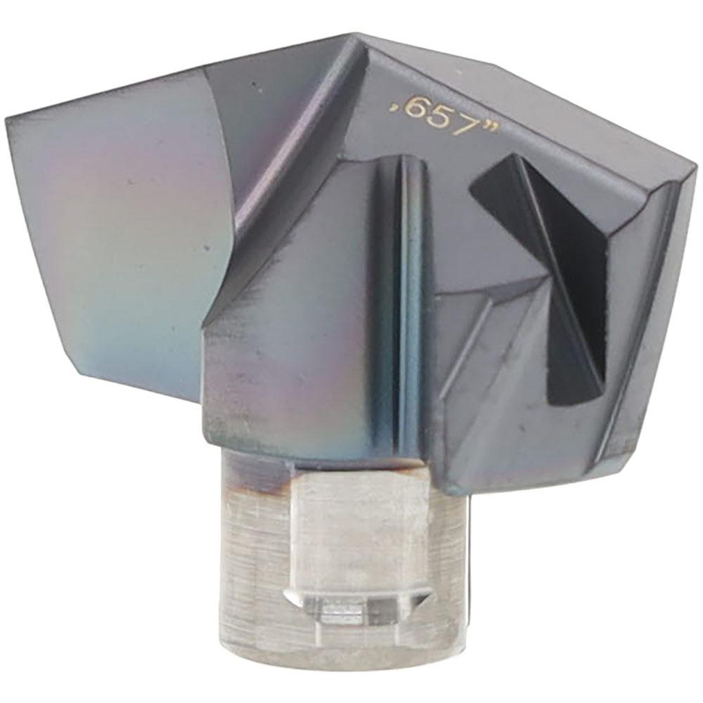 Iscar Replaceable Drill Tips: ICP0657-2M IC908, 0.6570" Dia, 16.69 mm Dia, 140 deg Point,  IC908 - 5509618