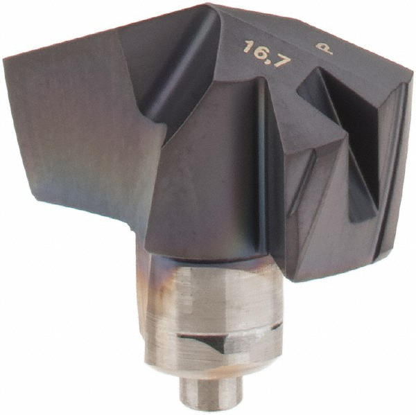 Iscar Replaceable Drill Tips: ICP0657-2M IC908, 0.6570" Dia, 16.69 mm Dia, 140 deg Point,  IC908 - 5509618
