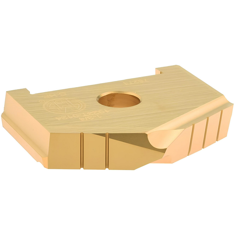 Allied Machine and Engineering Spade Drill Insert: 1-3/4" Dia, Seat Size C, High Speed Steel, 130 deg Point - 1023T-0124