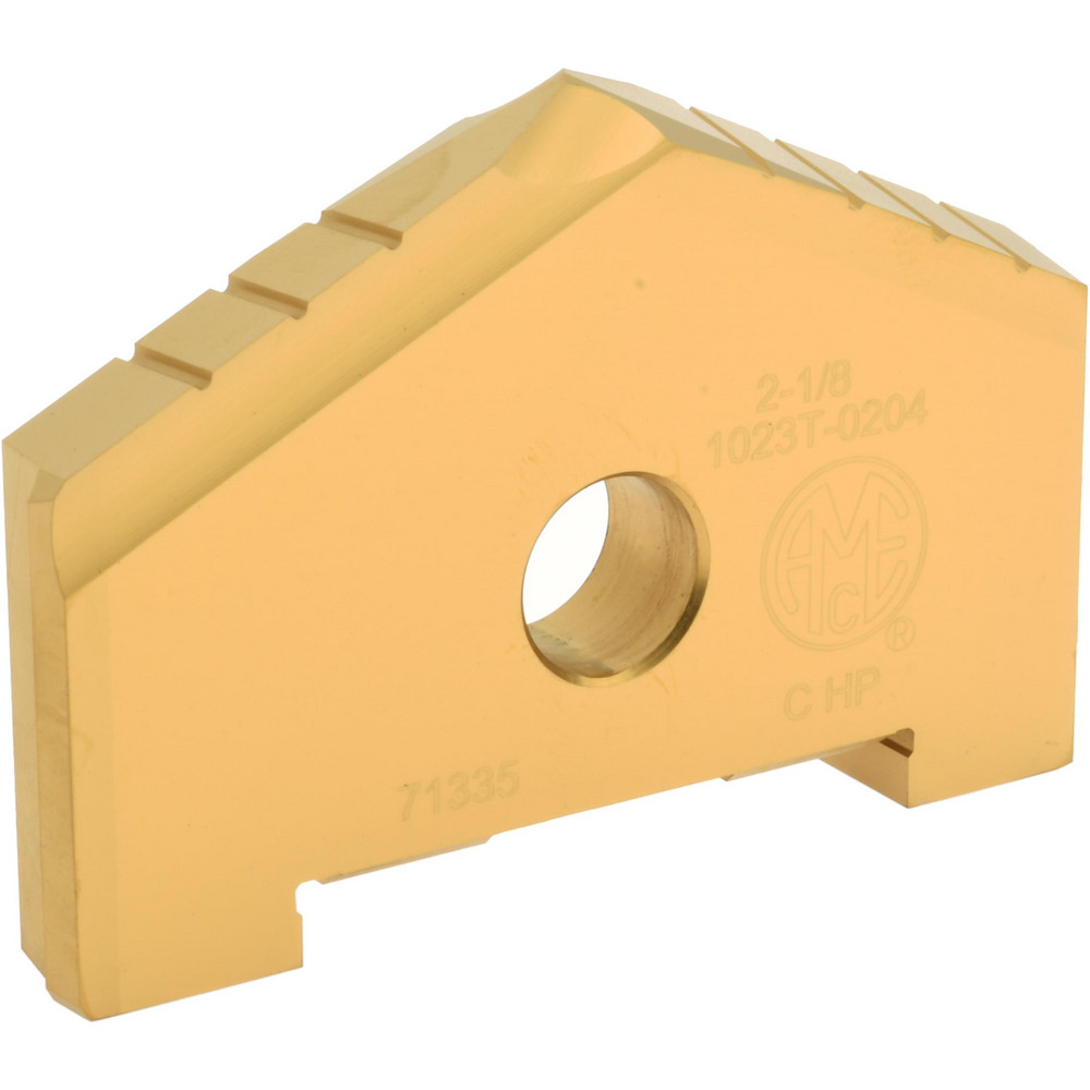Allied Machine and Engineering Spade Drill Insert: 1-3/4" Dia, Seat Size C, High Speed Steel, 130 deg Point - 1023T-0124