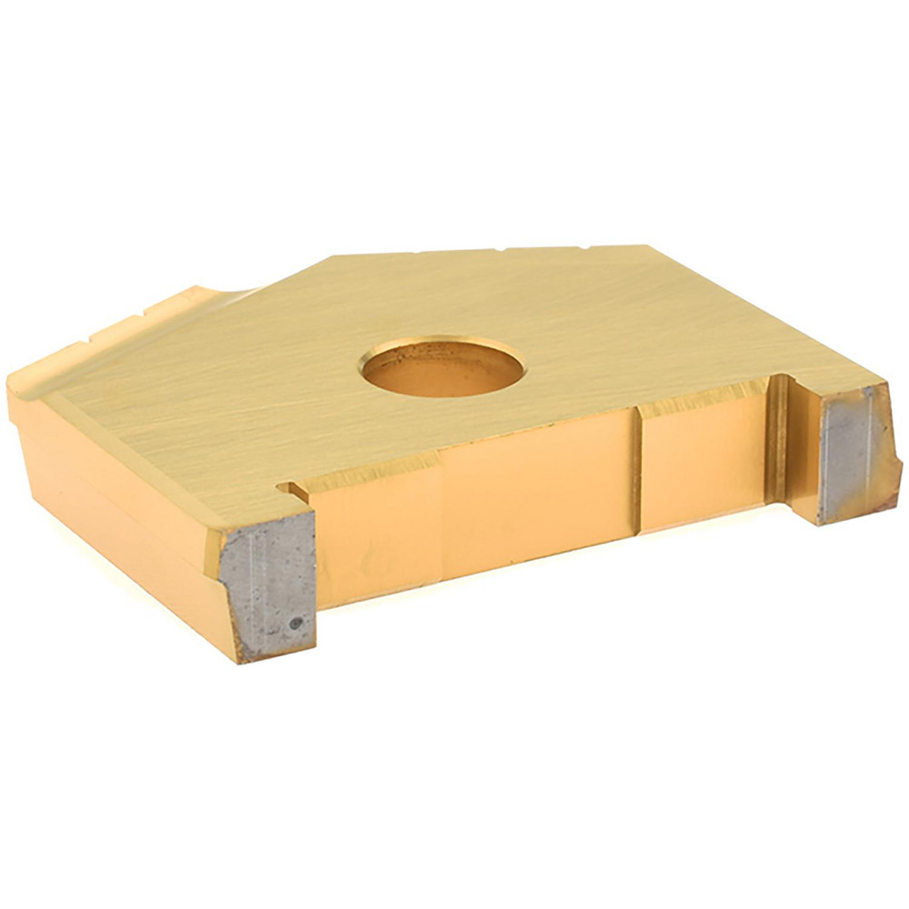 Allied Machine and Engineering Spade Drill Insert: 1-3/4" Dia, Seat Size C, High Speed Steel, 130 deg Point - 1023T-0124