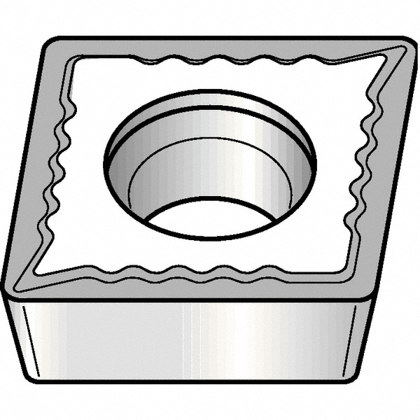 Kennametal Turning Insert: CPMT3252MP KCP25, Carbide - 3744893