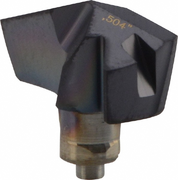 Iscar Replaceable Drill Tips: ICM0504 IC908, 0.5040" Dia, 12.80 mm Dia, 140 deg Point,  IC908 - 5508392