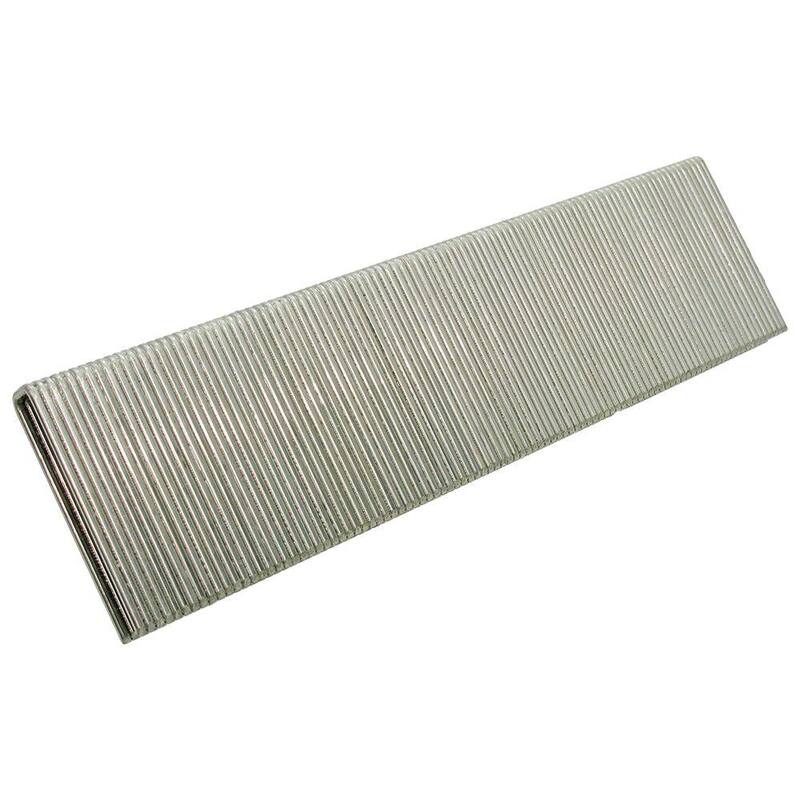 Grip-Rite 1-1/4 in. x 18-Gauge Adhesive Collated 304 Stainless Steel L-Style Narrow Crown Staples 500 per Box - MAXB64911
