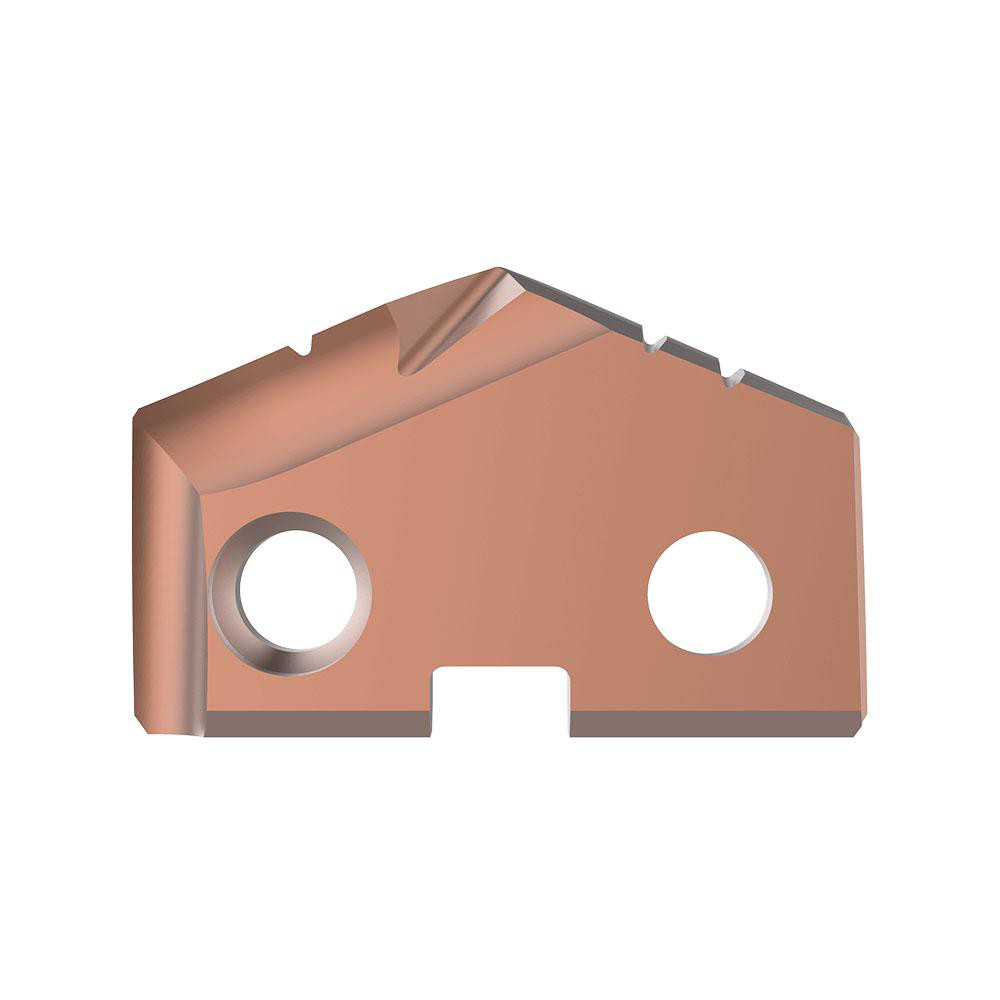 Allied Machine and Engineering Spade Drill Insert: 1-3/64" Dia, Seat Size 2, Cobalt, 132 deg Point - 452H-1.046