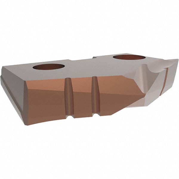 Allied Machine and Engineering Spade Drill Insert: 1-3/64" Dia, Seat Size 2, Cobalt, 132 deg Point - 452H-1.046