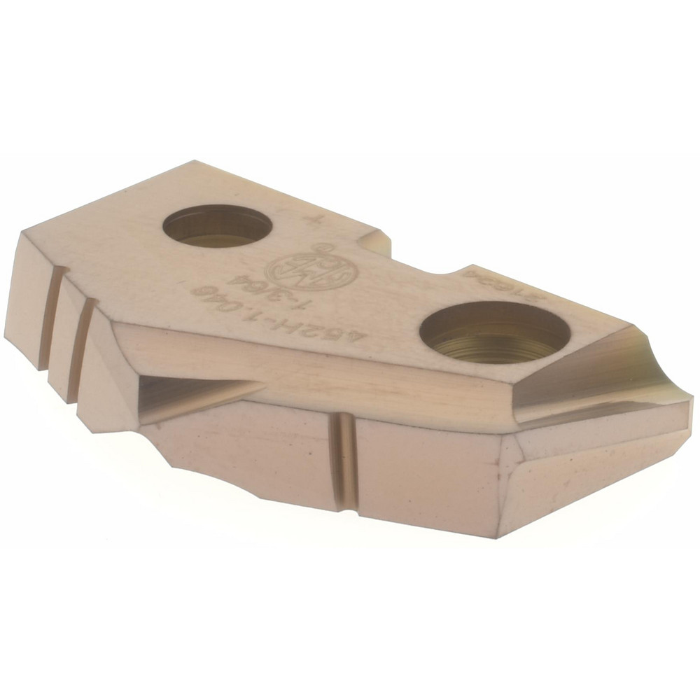 Allied Machine and Engineering Spade Drill Insert: 1-3/64" Dia, Seat Size 2, Cobalt, 132 deg Point - 452H-1.046