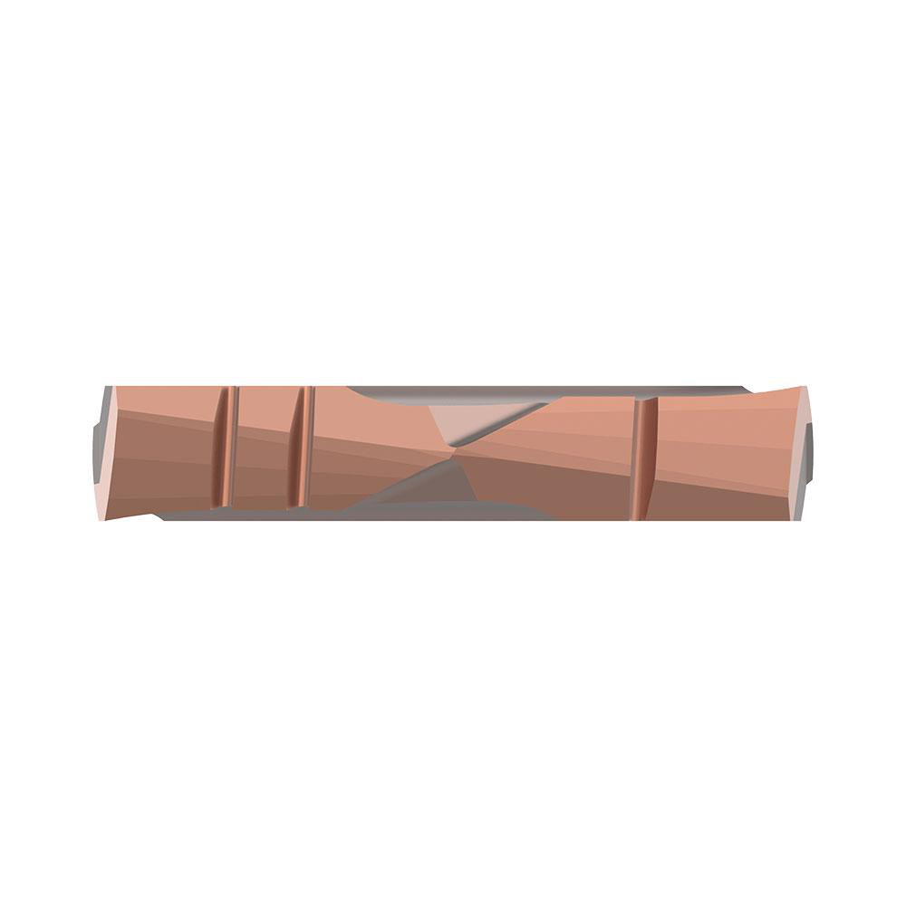 Allied Machine and Engineering Spade Drill Insert: 1-3/64" Dia, Seat Size 2, Cobalt, 132 deg Point - 452H-1.046