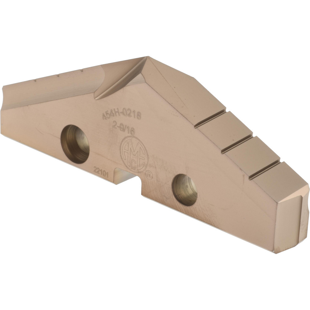 Allied Machine and Engineering Spade Drill Insert: 2-9/16" Dia, Seat Size 4, Cobalt, 132 deg Point - 454H-0218