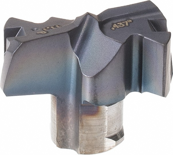 Iscar Replaceable Drill Tips: HCP0437-IQ IC908, 0.4373" Dia, 11.11 mm Dia, 139 deg Point,  IC908 - 5567946