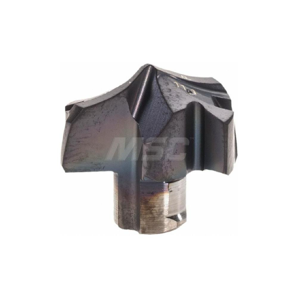 Iscar Replaceable Drill Tips: HCP0437-IQ IC908, 0.4373" Dia, 11.11 mm Dia, 139 deg Point,  IC908 - 5567946
