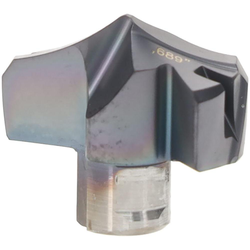 Iscar Replaceable Drill Tips: IDI-0689-SG IC908 I, 0.6890" Dia, 17.50 mm Dia, 140 deg Point,  IC908 - 5504964