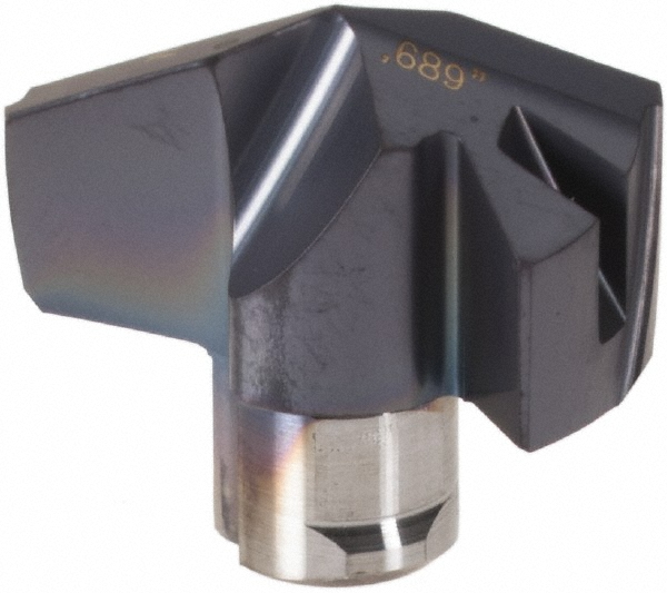 Iscar Replaceable Drill Tips: IDI-0689-SG IC908 I, 0.6890" Dia, 17.50 mm Dia, 140 deg Point,  IC908 - 5504964