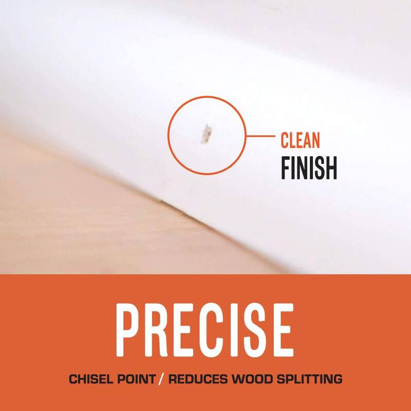 Paslode 1-1/4 in. 16-Gauge Galvanized Straight Finish Nails (2000 Pack) - 650282