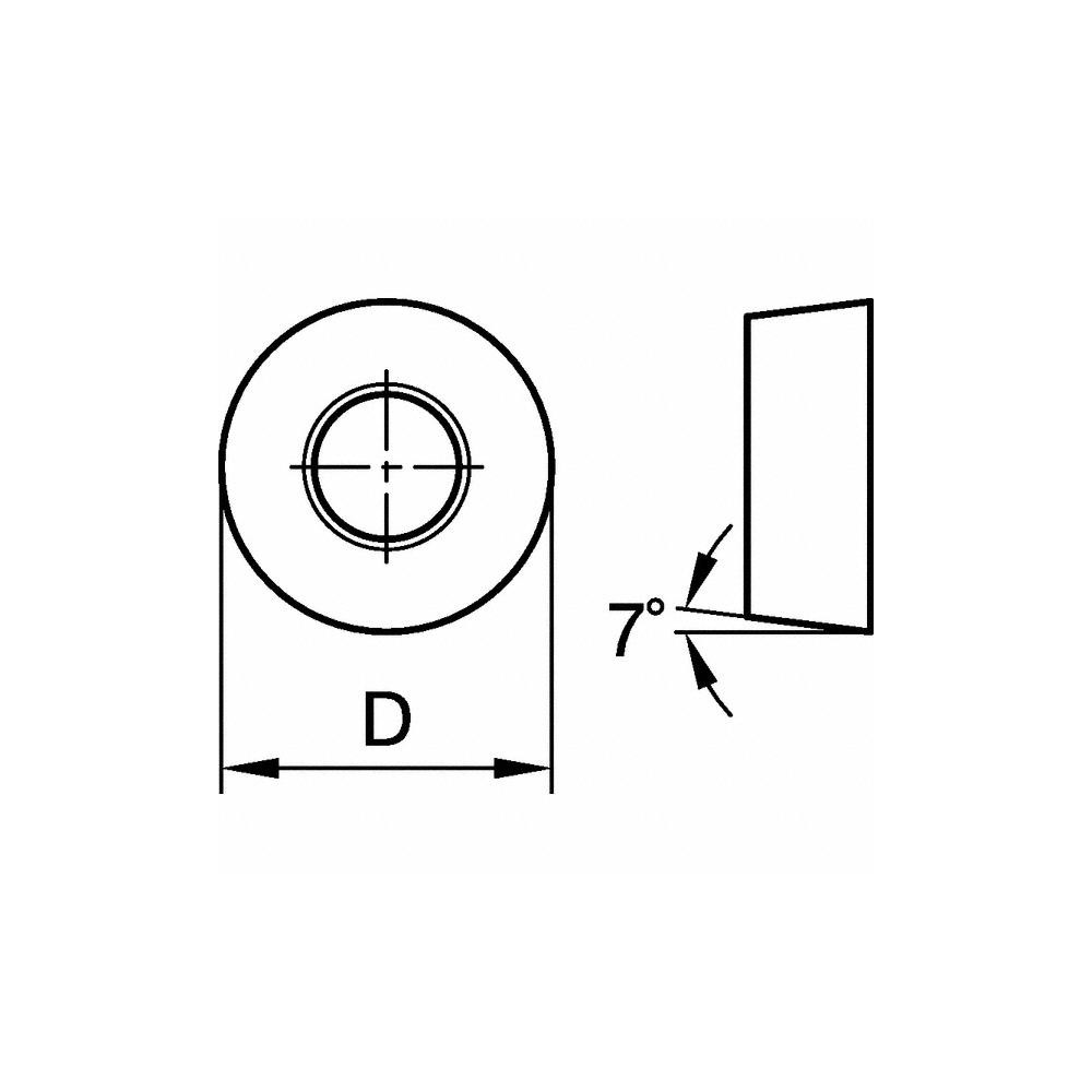 Kennametal Turning Insert: RCGH43 KCU10, Carbide - 5090744