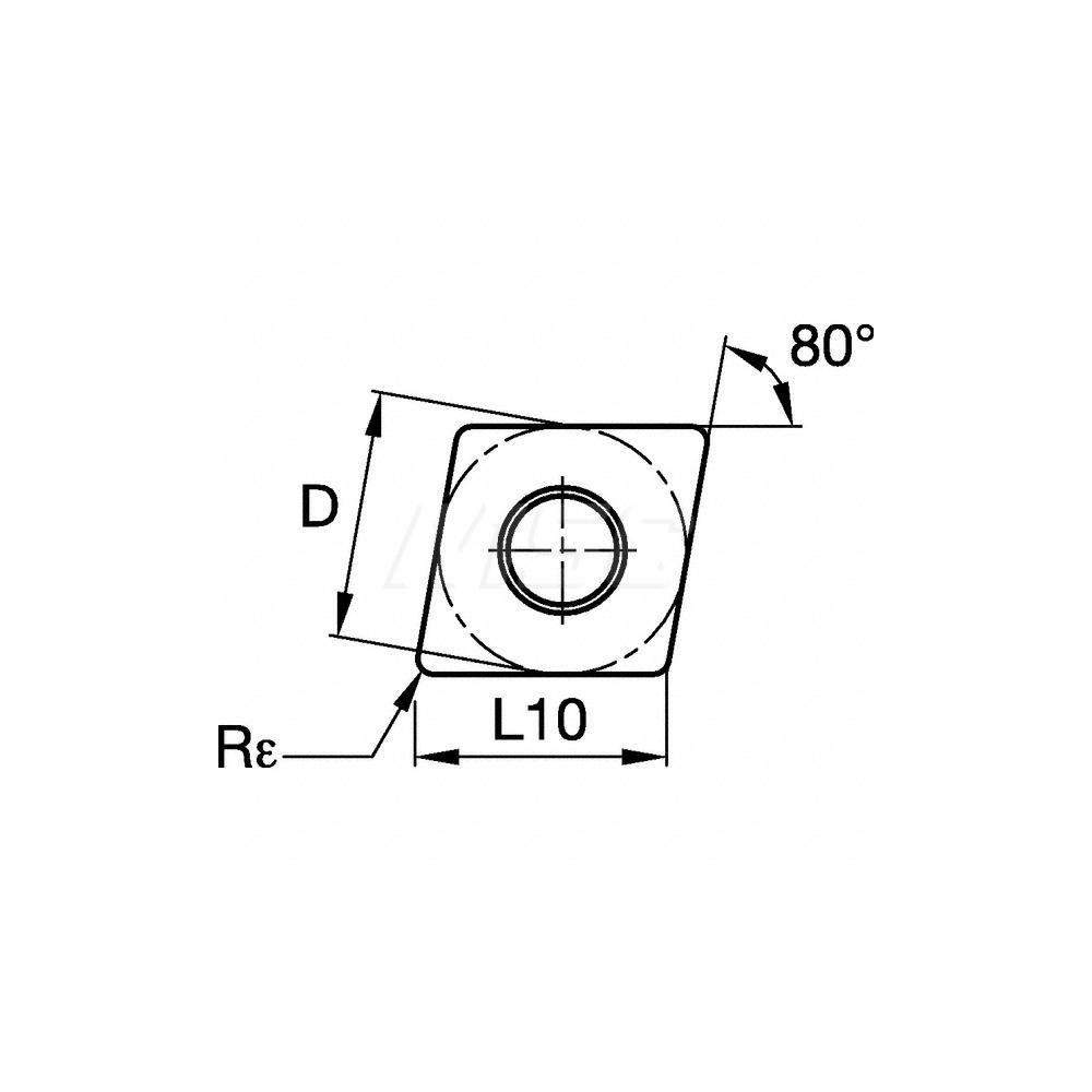 Kennametal Turning Insert: CNGP432K KC5010, Carbide - 1310777