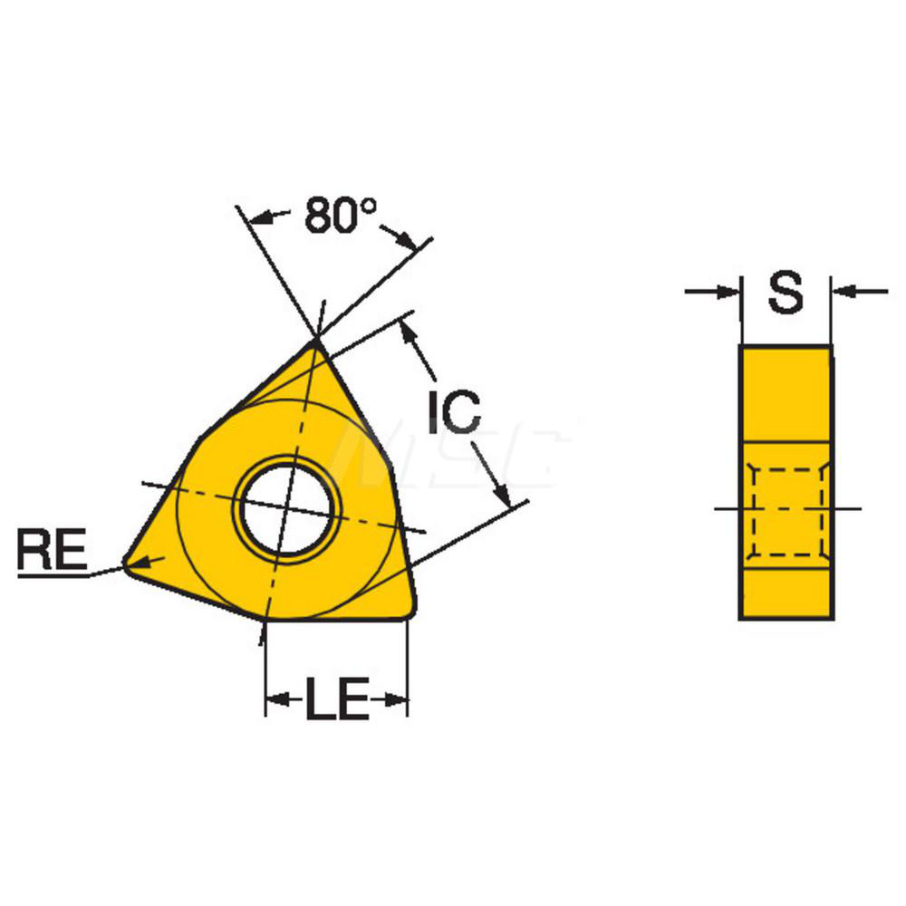 Sandvik Coromant Turning Insert: WNMG 08 04 08-MR 4425, Carbide - 8019672