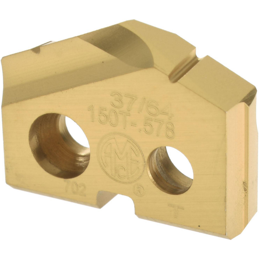 Allied Machine and Engineering Spade Drill Insert: 23/32" Dia, Seat Size 1, Cobalt, 132 deg Point - 181T-0023
