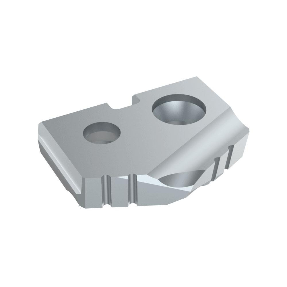 Allied Machine and Engineering Spade Drill Insert: 7/16" Dia, Seat Size Z, Carbide, 132 deg Point - 4C2ZP-0014