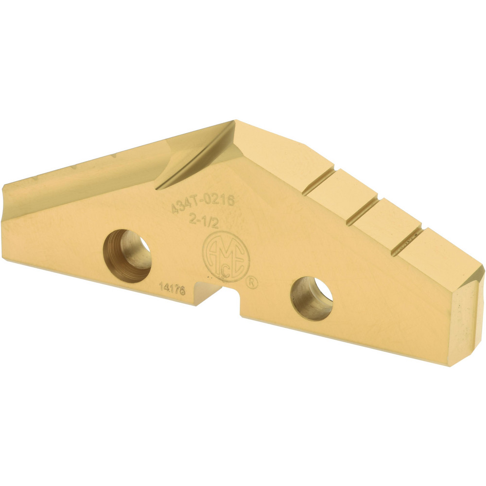 Allied Machine and Engineering Spade Drill Insert: 2-5/8" Dia, Seat Size 5, High Speed Steel, 144 deg Point - 435T-0220