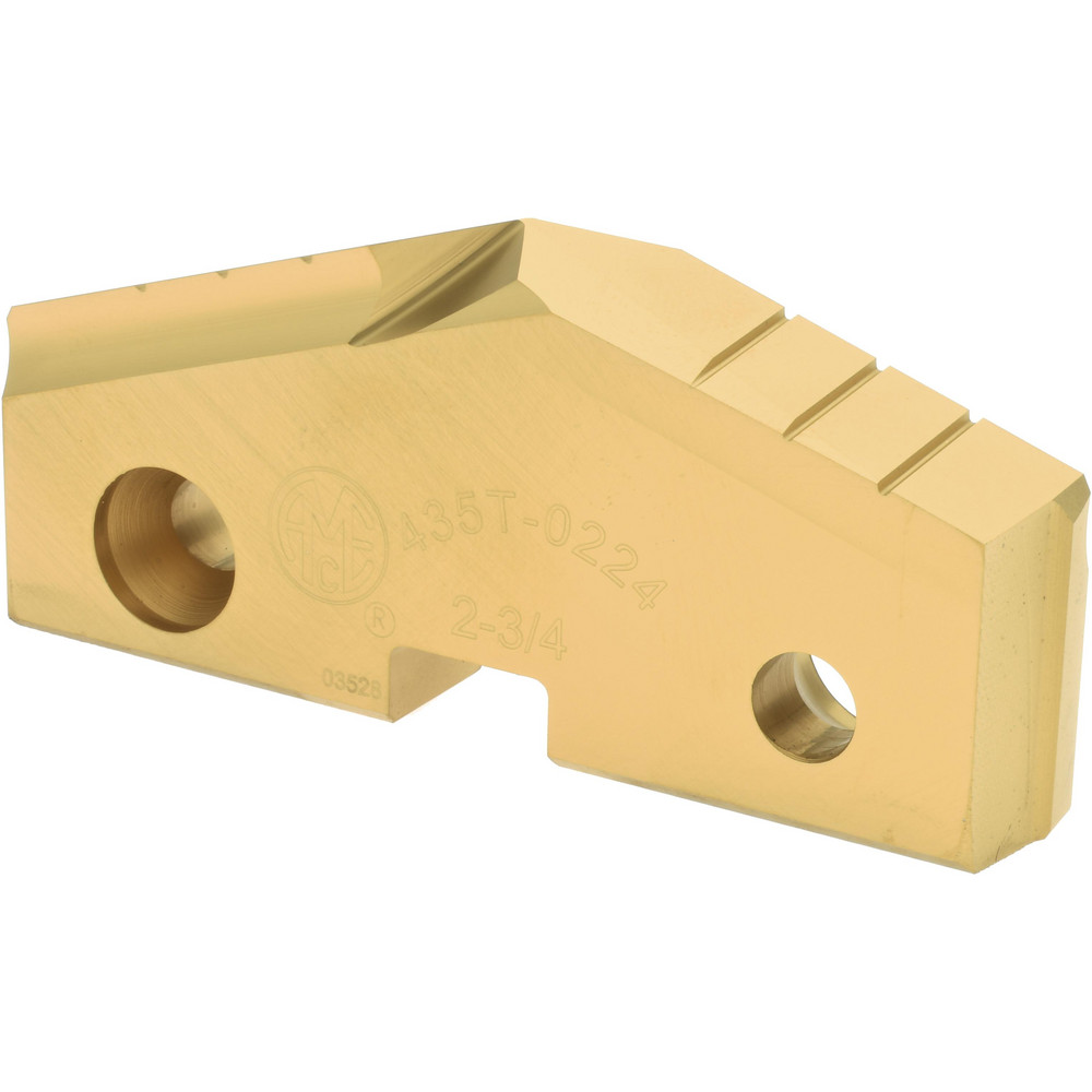 Allied Machine and Engineering Spade Drill Insert: 2-5/8" Dia, Seat Size 5, High Speed Steel, 144 deg Point - 435T-0220