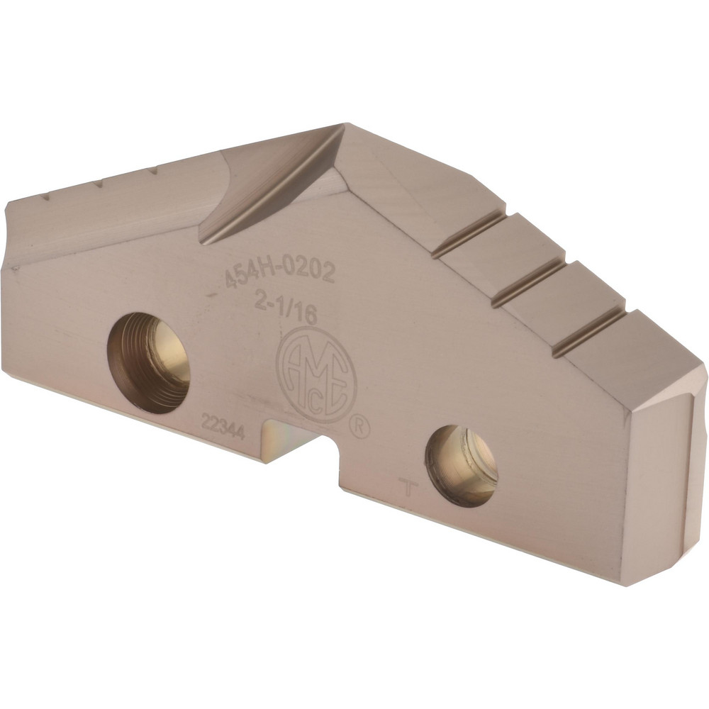 Allied Machine and Engineering Spade Drill Insert: 2-1/16" Dia, Seat Size 4, Cobalt, 132 deg Point - 454H-0202