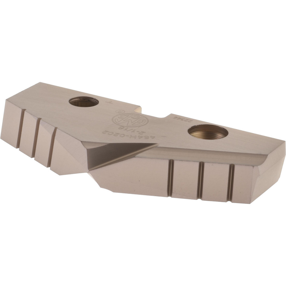 Allied Machine and Engineering Spade Drill Insert: 2-1/16" Dia, Seat Size 4, Cobalt, 132 deg Point - 454H-0202