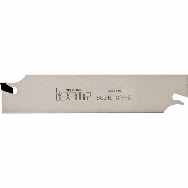 Iscar Cutoff Insert: GFN 1.6J IC-354, Carbide, 1.60 mm Cutting Width, 0.0630" Cutting Width - 6002621