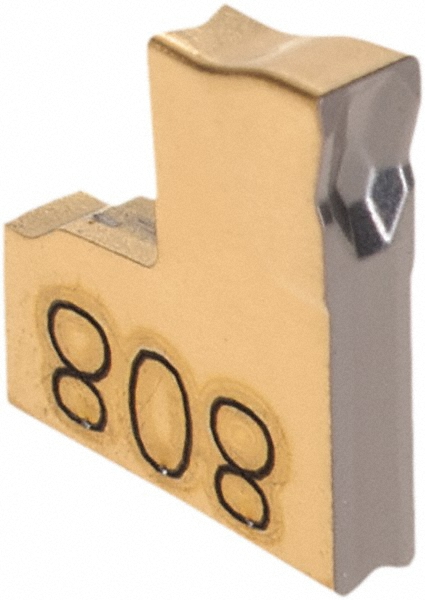 Iscar Cutoff Insert: GFN 1.6J IC-354, Carbide, 1.60 mm Cutting Width, 0.0630" Cutting Width - 6002621