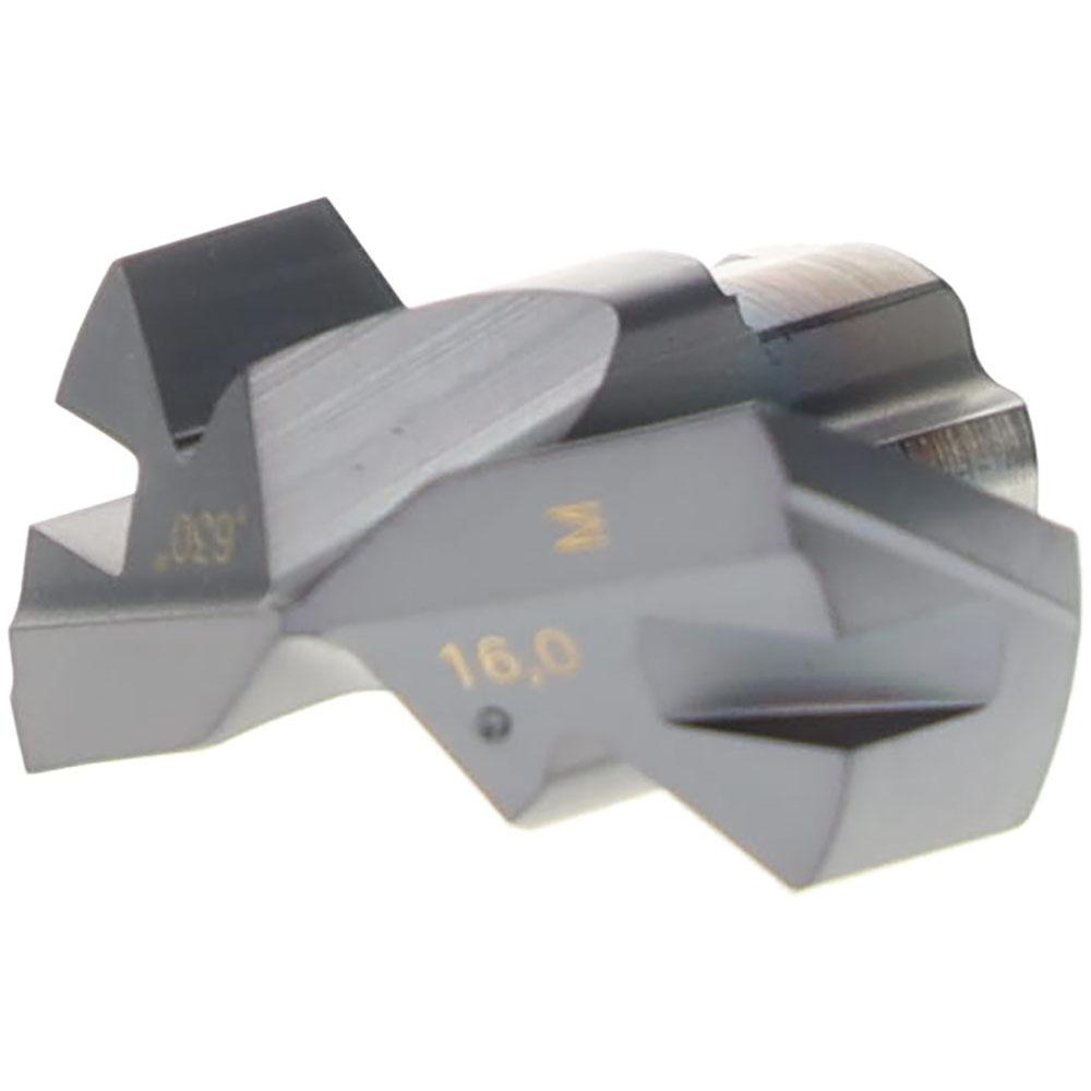 Iscar Replaceable Drill Tips: ICM 0630, 0.6300" Dia, 16.00 mm Dia, 140 deg Point,  IC908 - 5507976