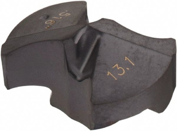 Iscar Replaceable Drill Tips: FCP0516 IC908, 0.5161" Dia, 13.11 mm Dia, 140 deg Point,  IC908 - 5568110