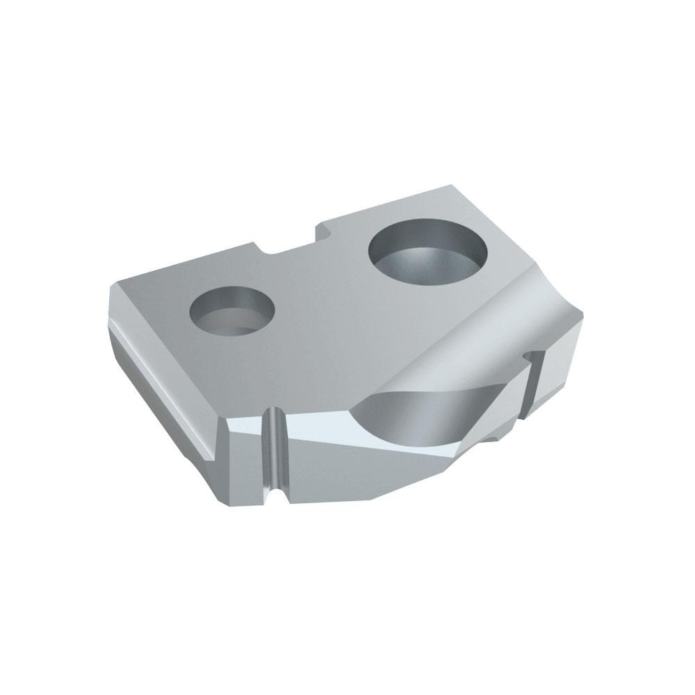 Allied Machine and Engineering Spade Drill Insert: 5/8" Dia, Seat Size 0, Cobalt, 180 deg Point - 150T-0020-FB