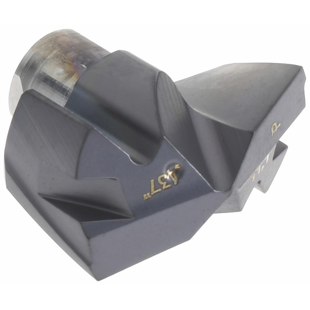 Iscar Replaceable Drill Tips: ICP437 IC908, 0.4373" Dia, 11.11 mm Dia, 140 deg Point,  IC908 - 5508287
