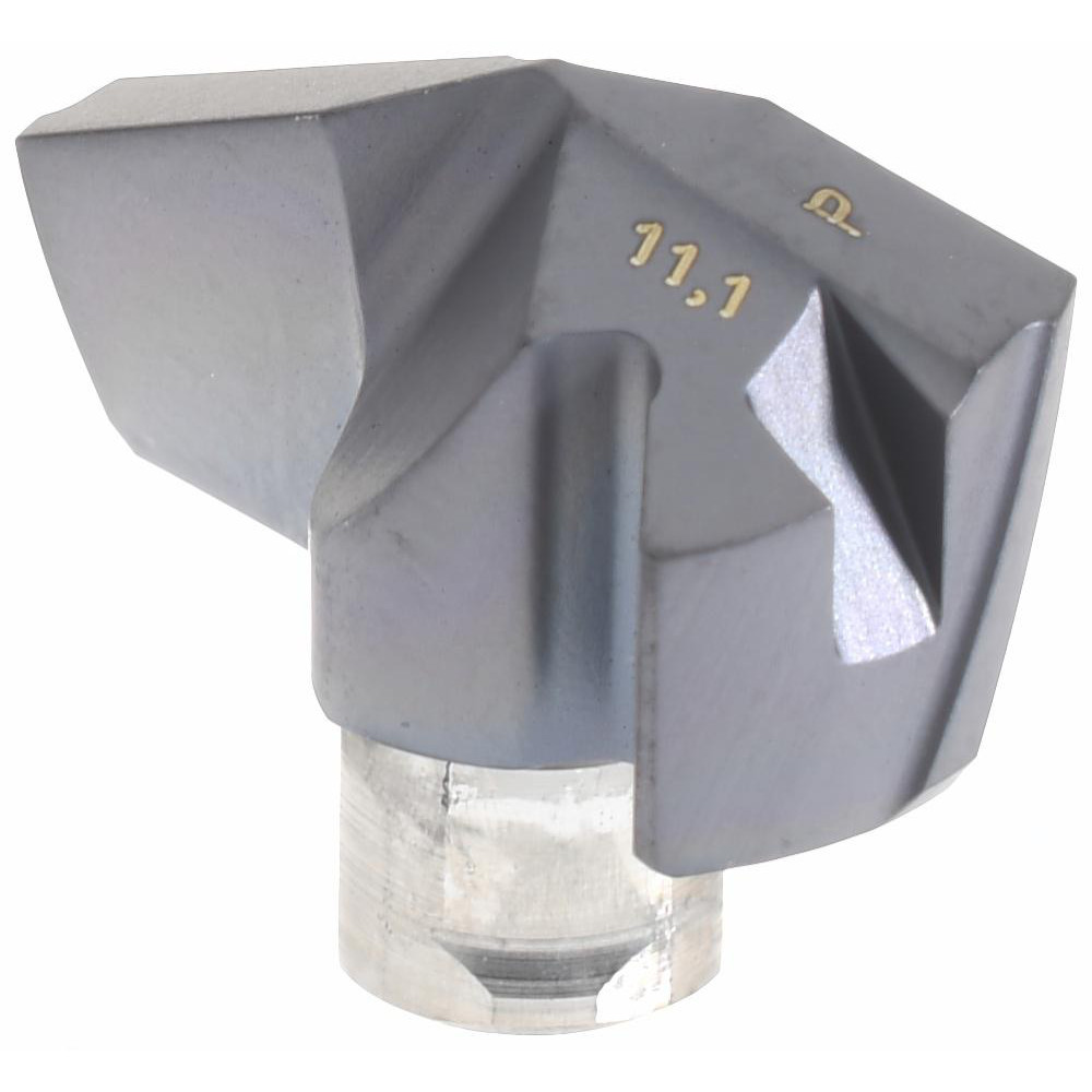 Iscar Replaceable Drill Tips: ICP437 IC908, 0.4373" Dia, 11.11 mm Dia, 140 deg Point,  IC908 - 5508287