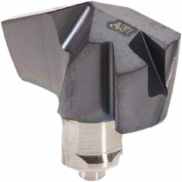 Iscar Replaceable Drill Tips: ICP437 IC908, 0.4373" Dia, 11.11 mm Dia, 140 deg Point,  IC908 - 5508287