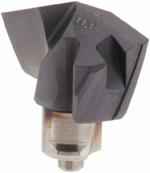Iscar Replaceable Drill Tips: ICP437 IC908, 0.4373" Dia, 11.11 mm Dia, 140 deg Point,  IC908 - 5508287