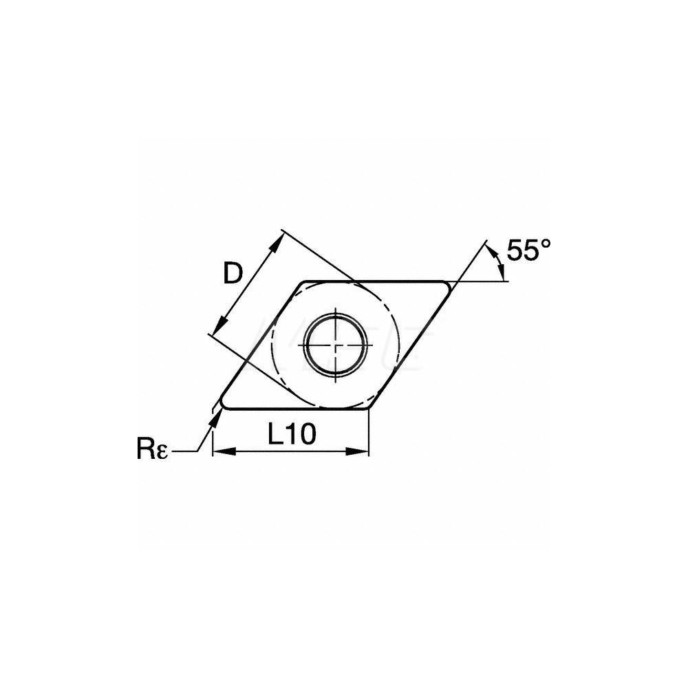 Kennametal Turning Insert: DCGT3251HP KC5025, Carbide - 1867010