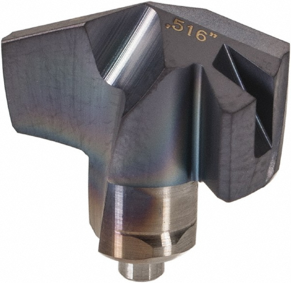 Iscar Replaceable Drill Tips: ICM0516 IC908, 0.5161" Dia, 13.11 mm Dia, 140 deg Point,  IC908 - 5508405
