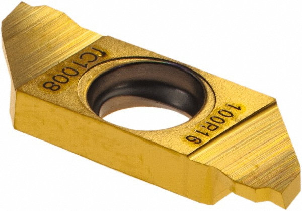Iscar Cutoff Insert: SCIR22-100NP08 IC1008, Carbide, 1.00 mm Cutting Width, 0.0394" Cutting Width - 6410069