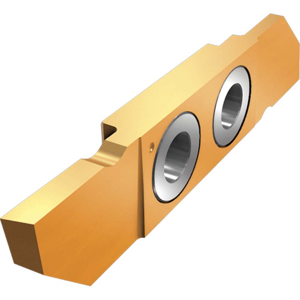 Iscar Cutoff Insert: SCIR22-100NP08 IC1008, Carbide, 1.00 mm Cutting Width, 0.0394" Cutting Width - 6410069