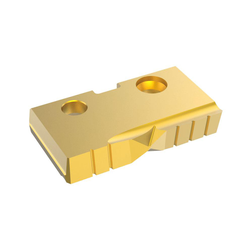 Allied Machine and Engineering Spade Drill Insert: 1-3/4" Dia, Seat Size 3, Cobalt, 180 deg Point - 153T-0124-FB