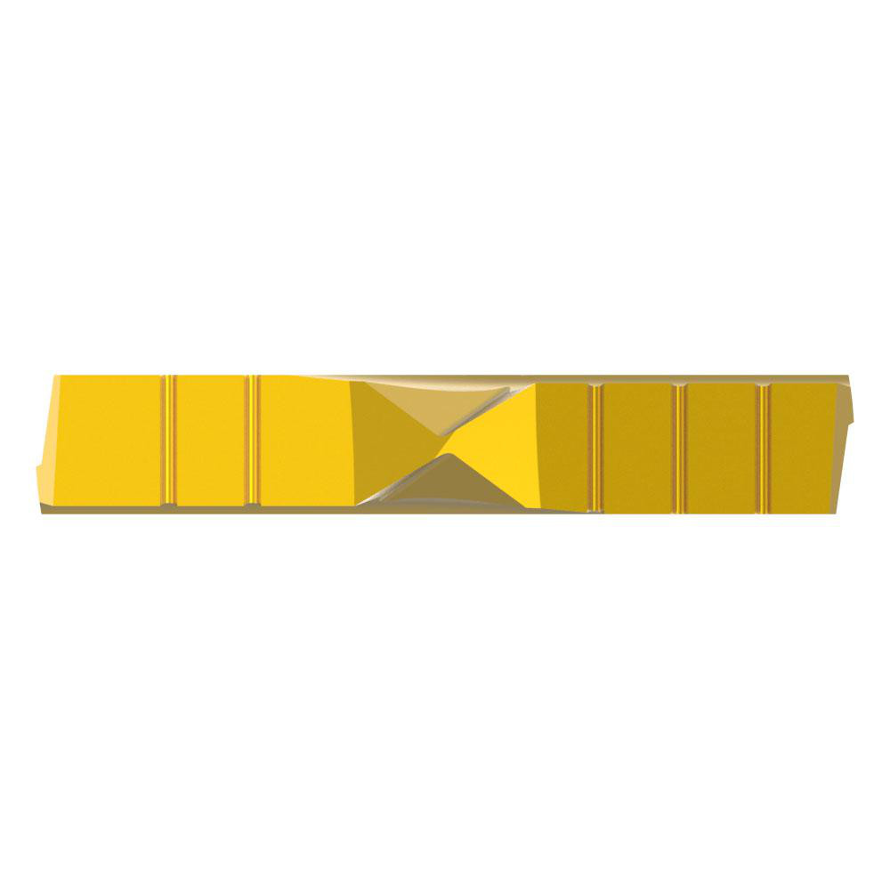 Allied Machine and Engineering Spade Drill Insert: 1-3/4" Dia, Seat Size 3, Cobalt, 180 deg Point - 153T-0124-FB