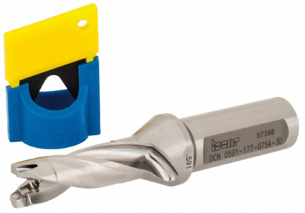 Iscar Replaceable Drill Tips: ICM0591 IC907, 0.5910" Dia, 15.01 mm Dia, 140 deg Point,  IC908 - 5567147
