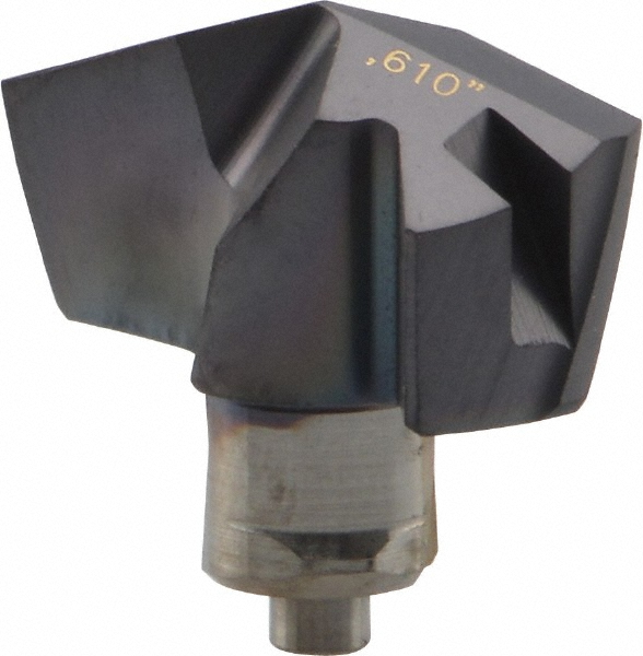 Iscar Replaceable Drill Tips: ICM0591 IC907, 0.5910" Dia, 15.01 mm Dia, 140 deg Point,  IC908 - 5567147
