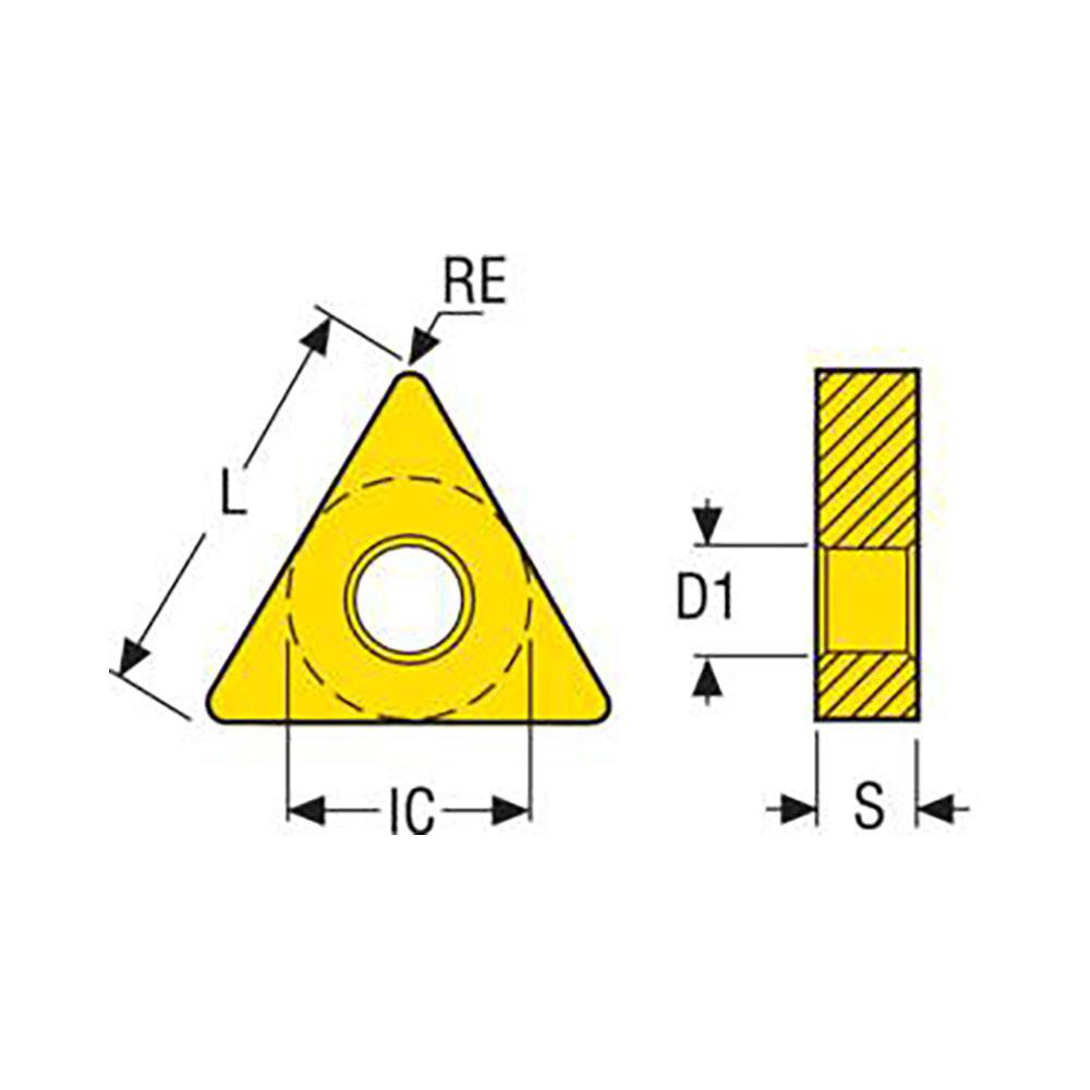 Seco Turning Insert: TNMG 432-MR4 TS2500, Carbide - 02615981