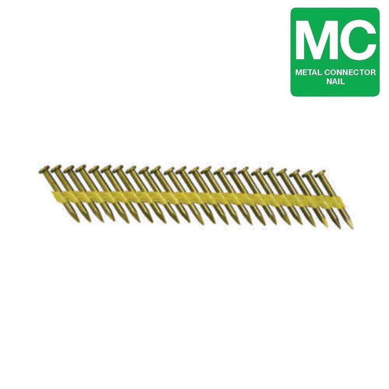 Grip-Rite 1-1/2 in x .148 33° Plastic Collated Exterior Galvanized Steel Smooth Shank Joist Hanger Nails 2000 per Box - GRJSN112HG