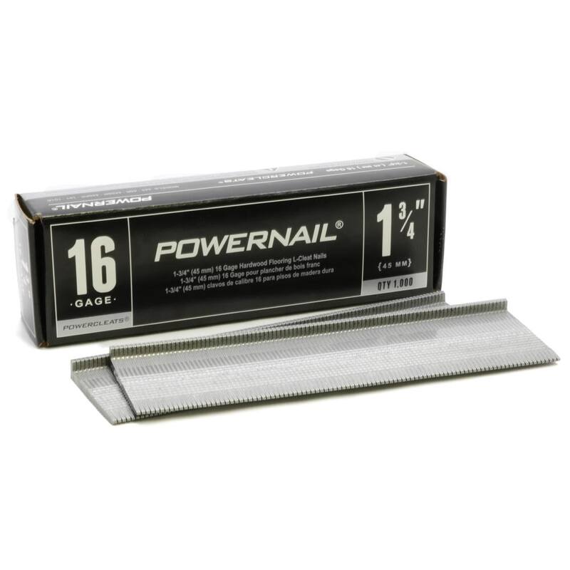 POWERNAIL 1-3/4 in. x 16-Gauge Powercleats Hardwood Flooring Nails (5000-Pack) - L175165