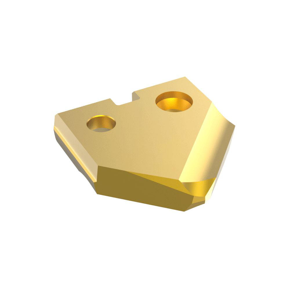 Allied Machine and Engineering Spade Drill Insert: 3/4" Dia, Seat Size 1, Cobalt, 132 deg Point - 181T-0024