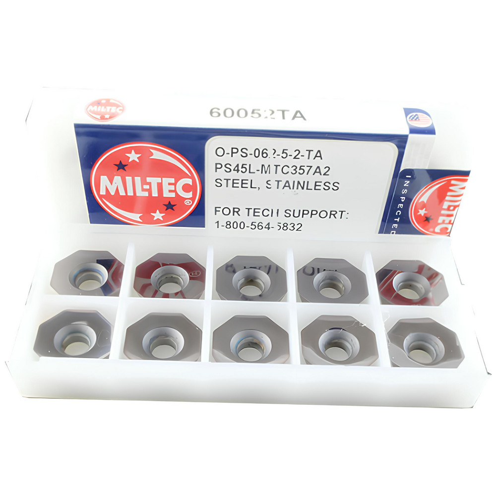 Value Collection Milling Insert: ANSI PS45L-MTC54, ISO PS45L-MTC54, Ultra-Carb 5, Solid Carbide - 60051TN