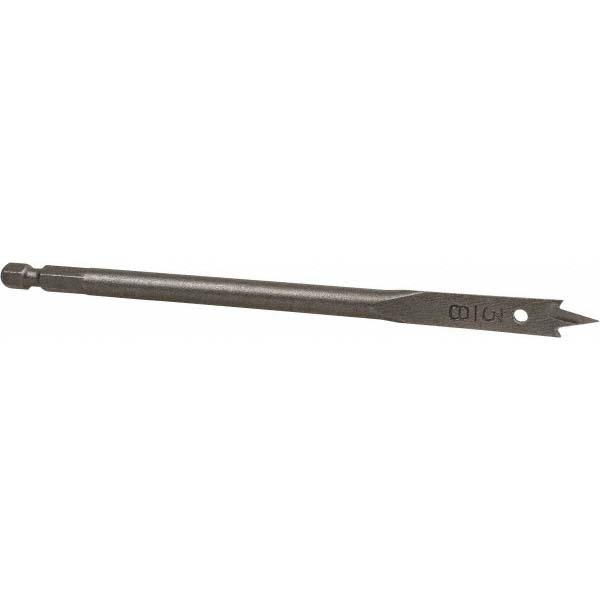Allied Machine and Engineering Spade Drill Insert: 1-17/32" Dia, Seat Size 3, Cobalt, 132 deg Point - 453T-0117